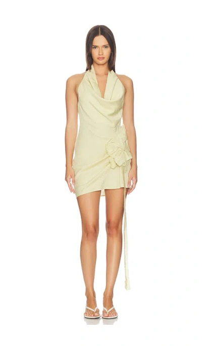 Mother Of All Patsy Mini Dress In Yellow