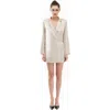 Mother Of All Pheobe Jacket Dress In White