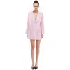 Mother Of All Pheobe Jacket Dress In Pink