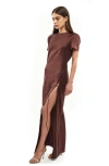 Mother Of All Vivian Dress In Brown