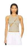 Mother Of All X Revolve Ariel Rib Top In Gray