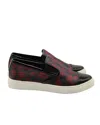 Mother Of Pearl Floral Sneakers In Multicolor Satin In Multi