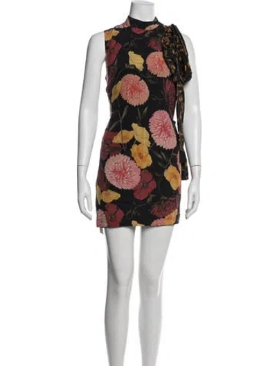 Pre-owned Mother Of Pearl Silk Mini Dress In Multi