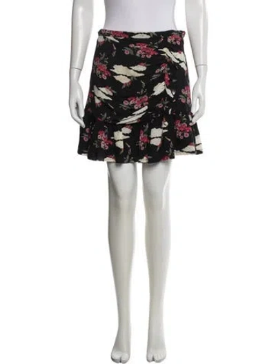 Pre-owned Mother Of Pearl Silk Mini Skirt In White