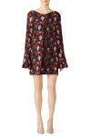 MOTHER OF PEARL STRAWBERRY NORA DRESS IN NAVY