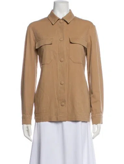Pre-owned Mother Of Pearl Utility Jacket In Brown