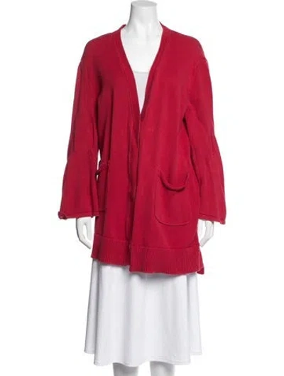 Pre-owned Mother Of Pearl V-neck Sweater In Red