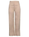 Mother Of Pearl Woman Pants Sand Size 14 Tencel, Elastane In Beige