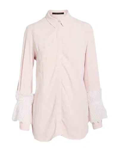 Mother Of Pearl Woman Shirt Light Pink Size 0 Polyamide, Acetate, Viscose
