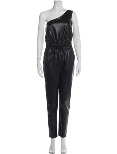 Pre-owned Mother One-shoulder Jumpsuit In Blue
