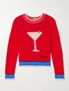 Mother Cotton The Mini Pullover Sweater In Multi