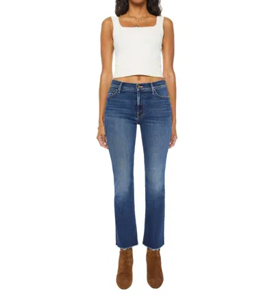 MOTHER OUTSIDER ANKLE FRAY JEANS IN UNCHARTED WATERS