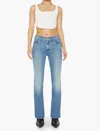 Mother Outsider Sneak Bootcut Jean In Flag Me Down In Blue