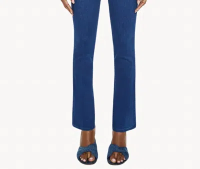 Mother Outsider Sneak Flare Jeans In Coloring Outside The Lines In Multi