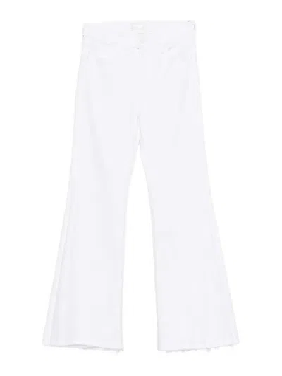 Mother Pants In White