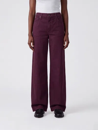 Mother Pants Woman Color Violet In Purple