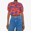 Mother The Party In The Back Shirt Pop Art Poppies Sweater In Multi