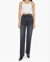 Mother Patch Maven Sneak High-rise Jeans In Not Today Satan In Multi