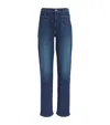 Mother The Hustler Patch Pocket Jeans In Blue