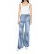 Mother The Patch Pocket Twister Sneak Flared Wide Leg Jeans In Blue