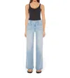 Mother The Maven Sneak High Waist Wide Leg Jeans In Multi