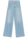 Mother The Down Low Enchanter Sneak Home On The Range Jeans In Blue