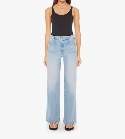 Mother Patch Pocket Undercover Sneak Jeans In California Cruiser
