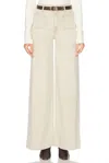 Mother Patch Pocket Undercover Sneak Jeans In Caramel In Multi
