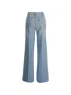 Mother Patch-pocket Jeans In Blue