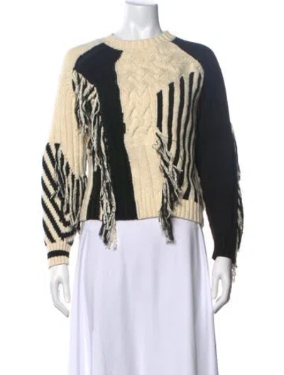 Pre-owned Mother Patterned Crew Neck Sweater In Multi