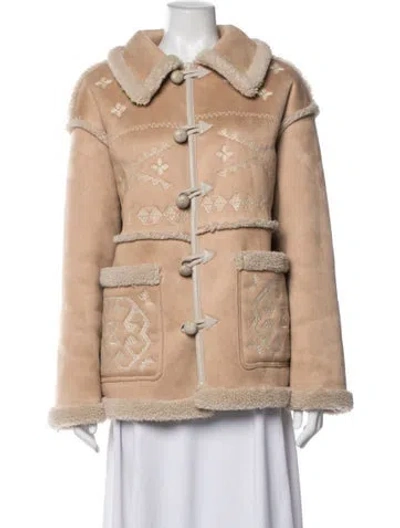 Pre-owned Mother Patterned Jacket In Neutrals