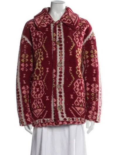 Pre-owned Mother Patterned Jacket In Red