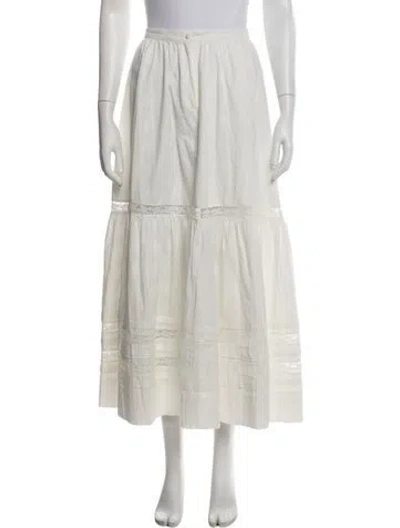Pre-owned Mother Patterned Long Skirt In Neutrals
