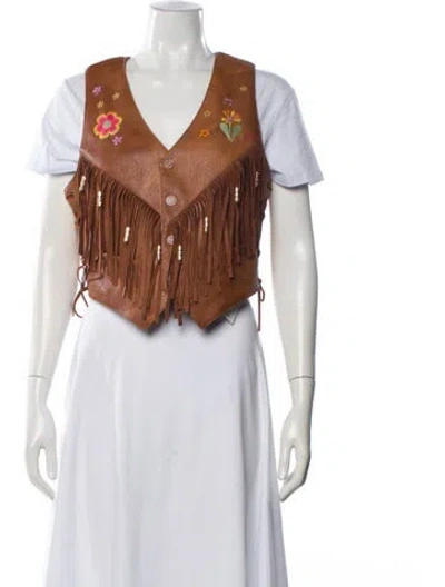 Pre-owned Mother Patterned Vest In Multi