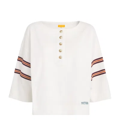Mother Peruvian Cotton For The Team Blouse In White