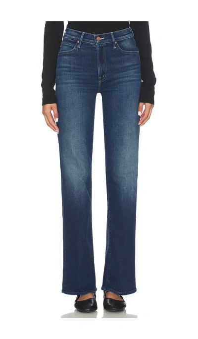 Mother Petite Kick It Jeans In Blue