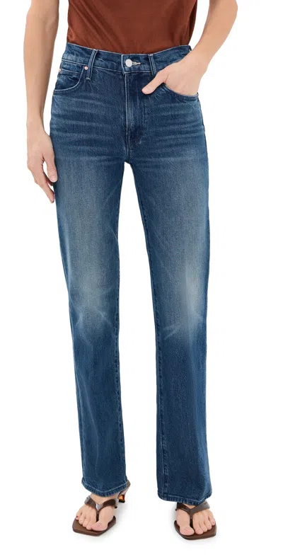 Mother Petite Lil Kick It Jeans Which Is Witch In Blue