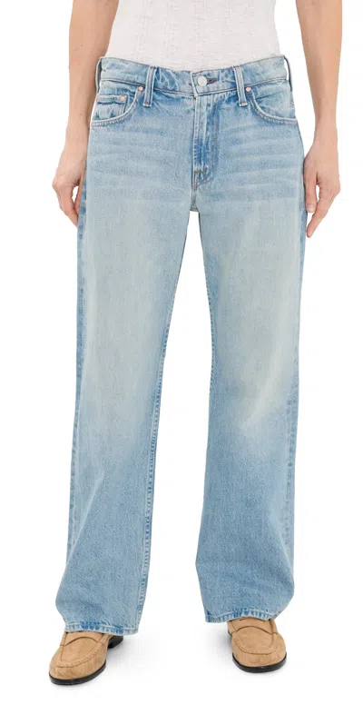 Mother Petite Lil Reifler Jeans Daydreamer In Blue