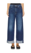 Mother Lil Spitfire Nerdy Cuffed Jeans In Blue
