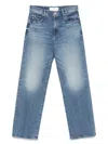 Mother Petites Jeans In Blue