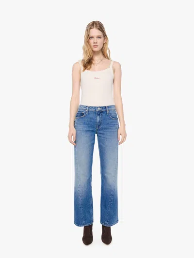 Mother Petites The Lil Bookie Twist Skimp Just An Animal Jeans In Blue
