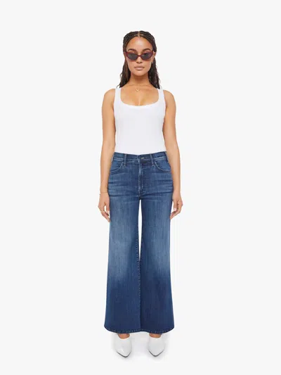 Mother Petites The Lil Hustler Roller Skimp Heirloom Jeans In Blue