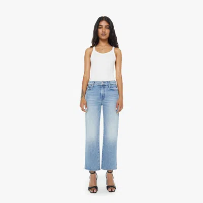 Mother Petites The Lil Kick It Ankle Birds Gone Wild Jeans In Blue
