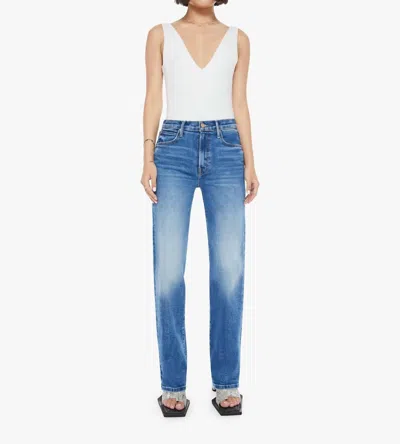 Mother Petites The Lil Kick It Jeans In Bitchin In Multi