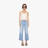 Mother Petites The Lil Mid Rise Maven Ankle Magic School Bus Jeans In Blue