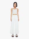 Mother Twister Skimp High Rise Flare Pants In Cream Puffs In White
