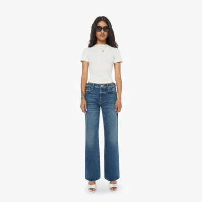 Mother Petites The Lil Reifler After Midnight Jeans In Blue