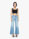 Mother Petites The Lil Tomcat Roller I Confess Jeans In Light Blue - Size 31