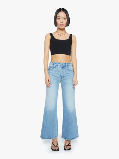 Mother Petites The Lil Tomcat Roller I Confess Jeans In Light Blue - Size 31