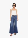 Mother Petites The Lil Tomcat Roller Skimp Perfectly Imperfect Jeans In Blue